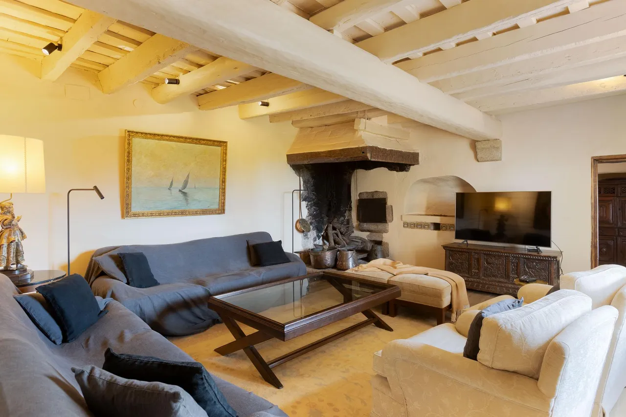 living - Masia de 1,037m² en venta en Sant Andreu de Llavaneres - gallery - 6