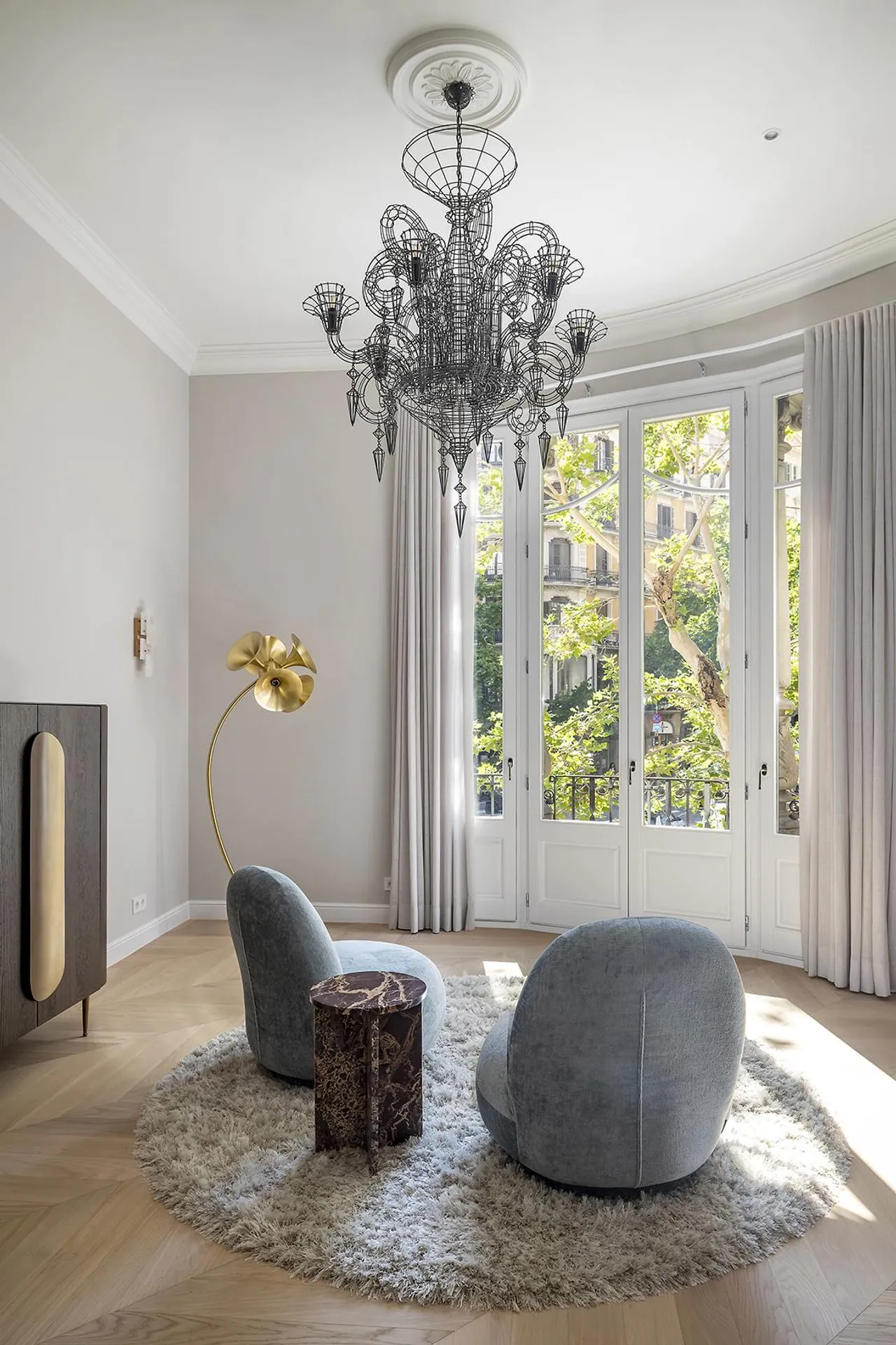 living - Piso de 238m² con 19m² terraza en venta en Eixample Derecho - gallery - 6
