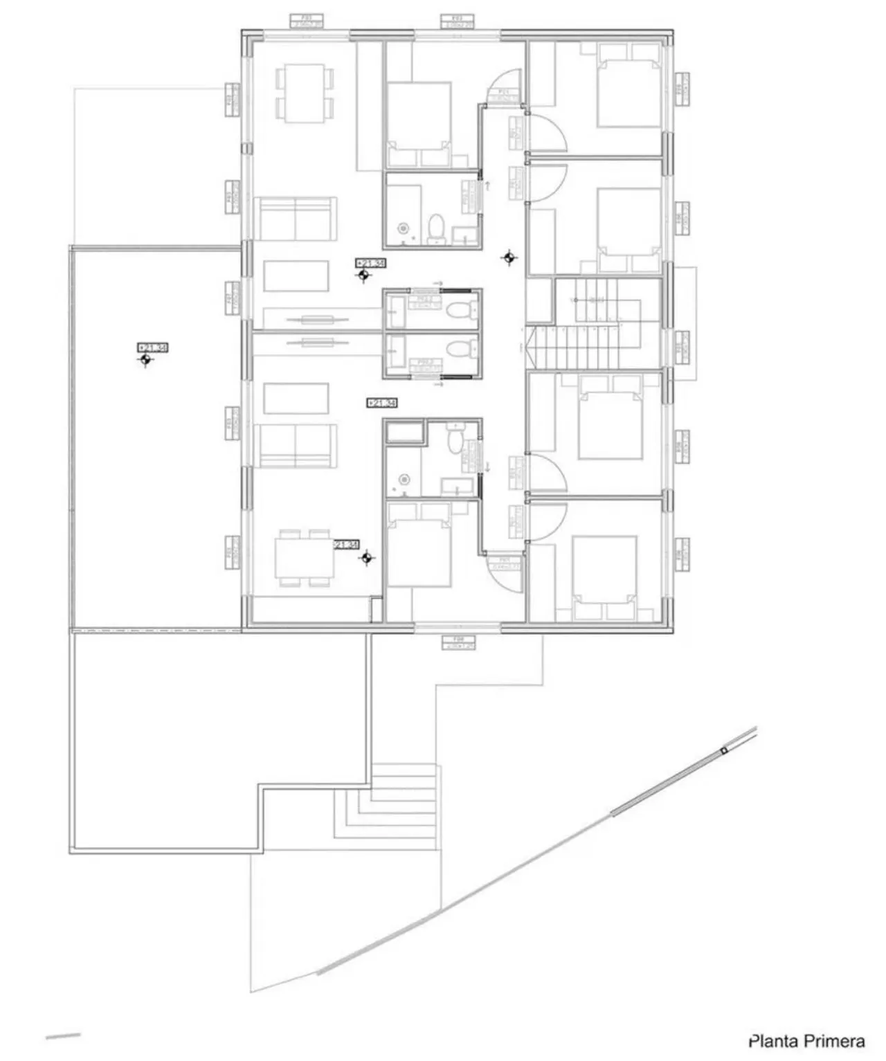 living - Casa / villa de 341m² en venta en Llanca, Costa Brava - Plano del piso - 2