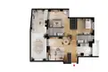 living - Piso de 97m² en venta en Goya, Madrid - Plano del piso thumbnail - 1