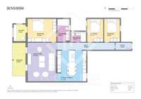 living - Piso de 132m² con 11m² terraza en venta en Eixample Derecho - Plano del piso thumbnail - 1