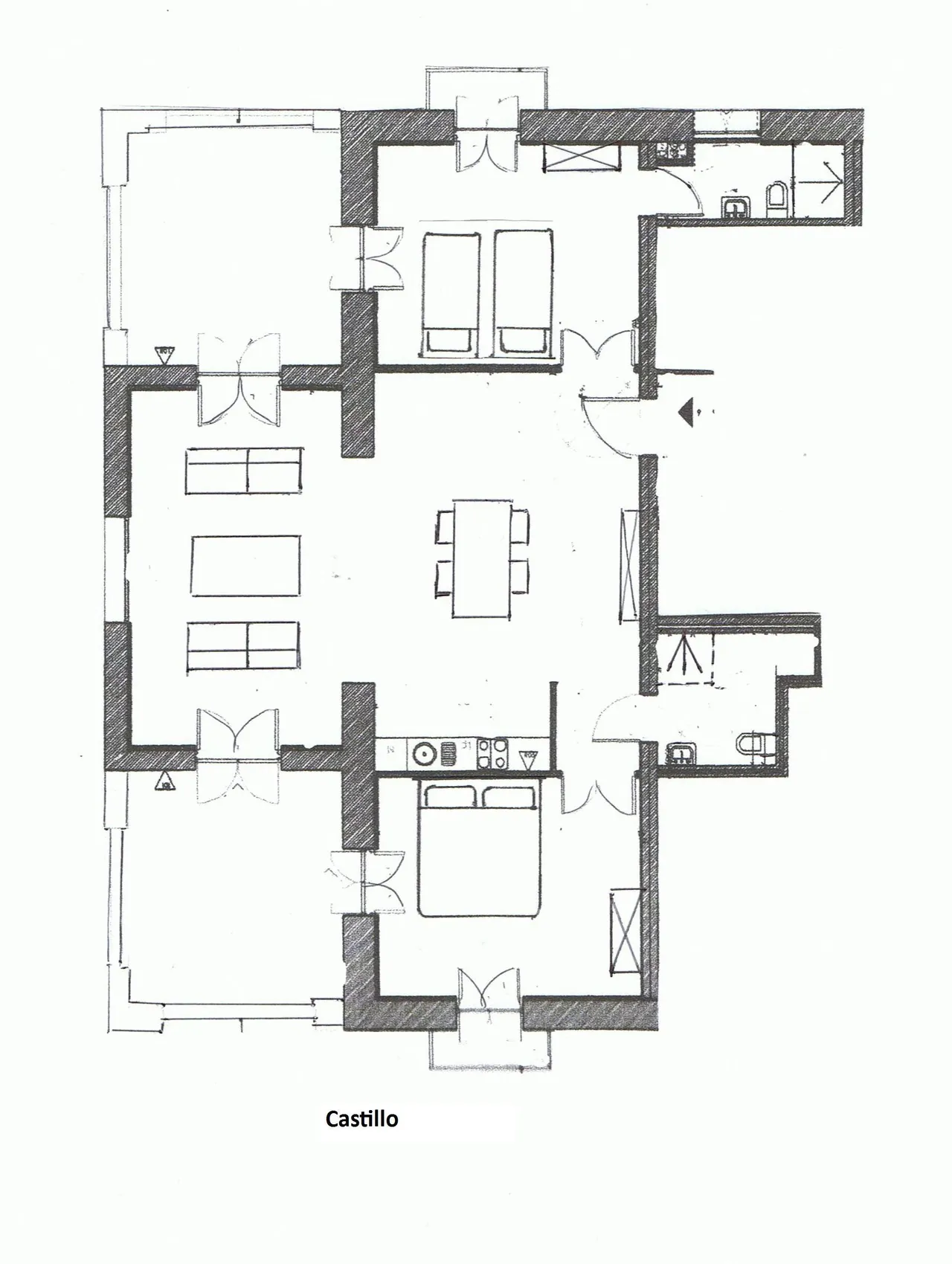 living - 1,200m² country house for sale in Penedès, Barcelona - Floor Plan - 1