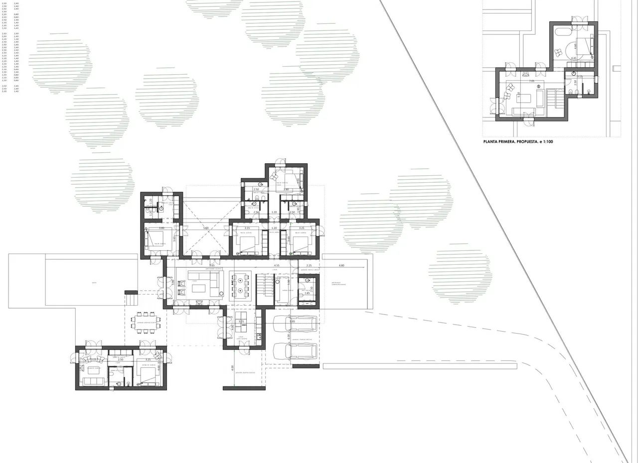living - 586m² house / villa for sale in Formentera - Floor Plan - 1