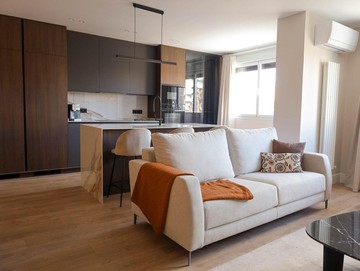 living - Piso de 160m² en venta en Lista, Madrid - featured