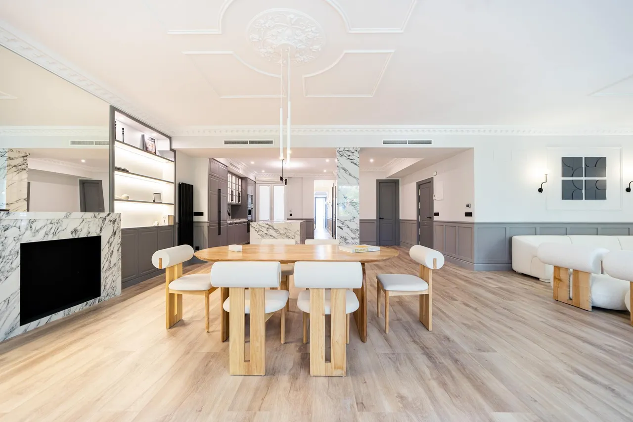 living - Piso de 265m² en venta en Goya, Madrid - gallery - 6