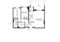 living - Piso de 117m² con 35m² de jardín en venta en Milla de Oro - Plano del piso thumbnail - 1