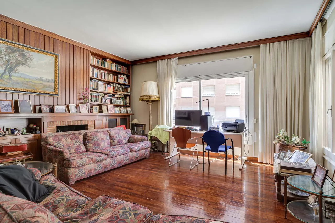 living - Piso de 252m² con 13m² terraza en venta en Sant Gervasi - Galvany - gallery - 8