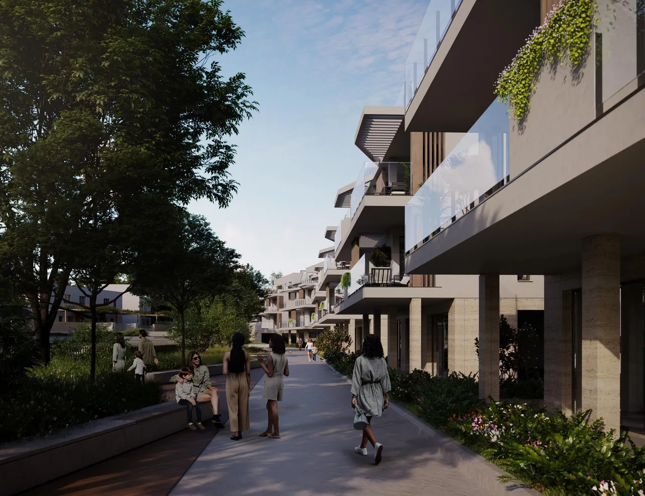 living - Jardines de la Alquería - gallery - 3