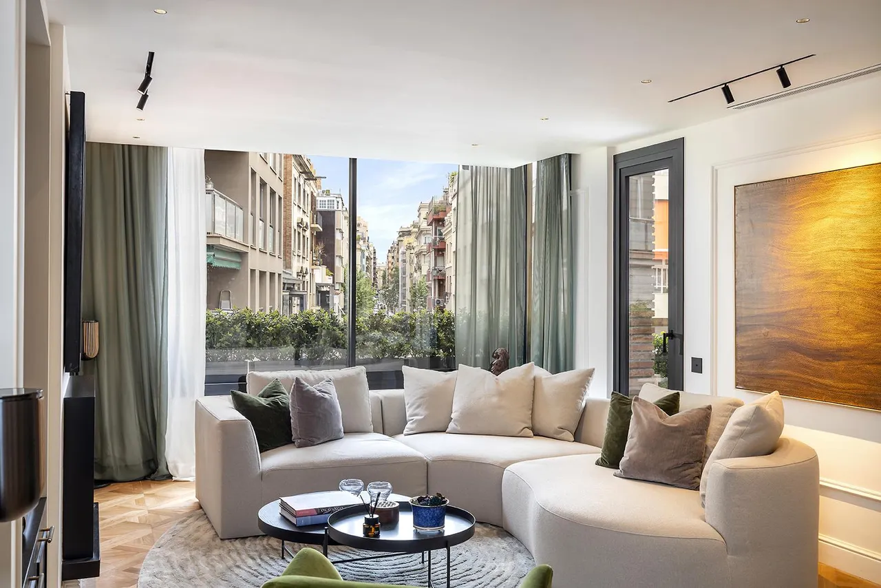 living - Piso de 137m² con 6m² terraza en venta en Turó Park - gallery - 4
