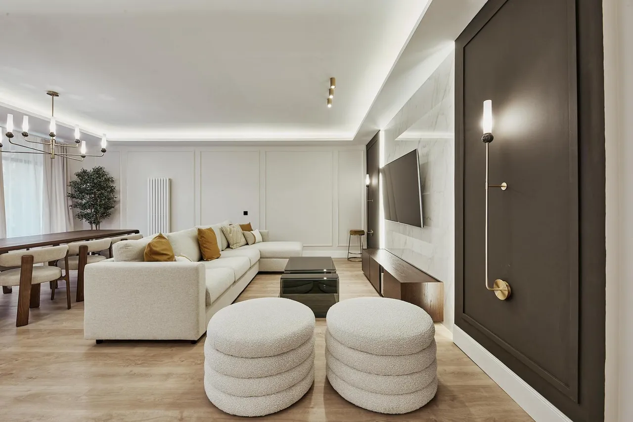 living - Piso de 161m² en venta en Castellana, Madrid - gallery - 3