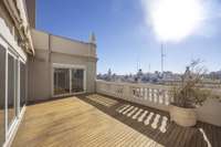 living - Ático de 189m² con 33m² terraza en venta en Sant Francesc - gallery thumbnail - 1