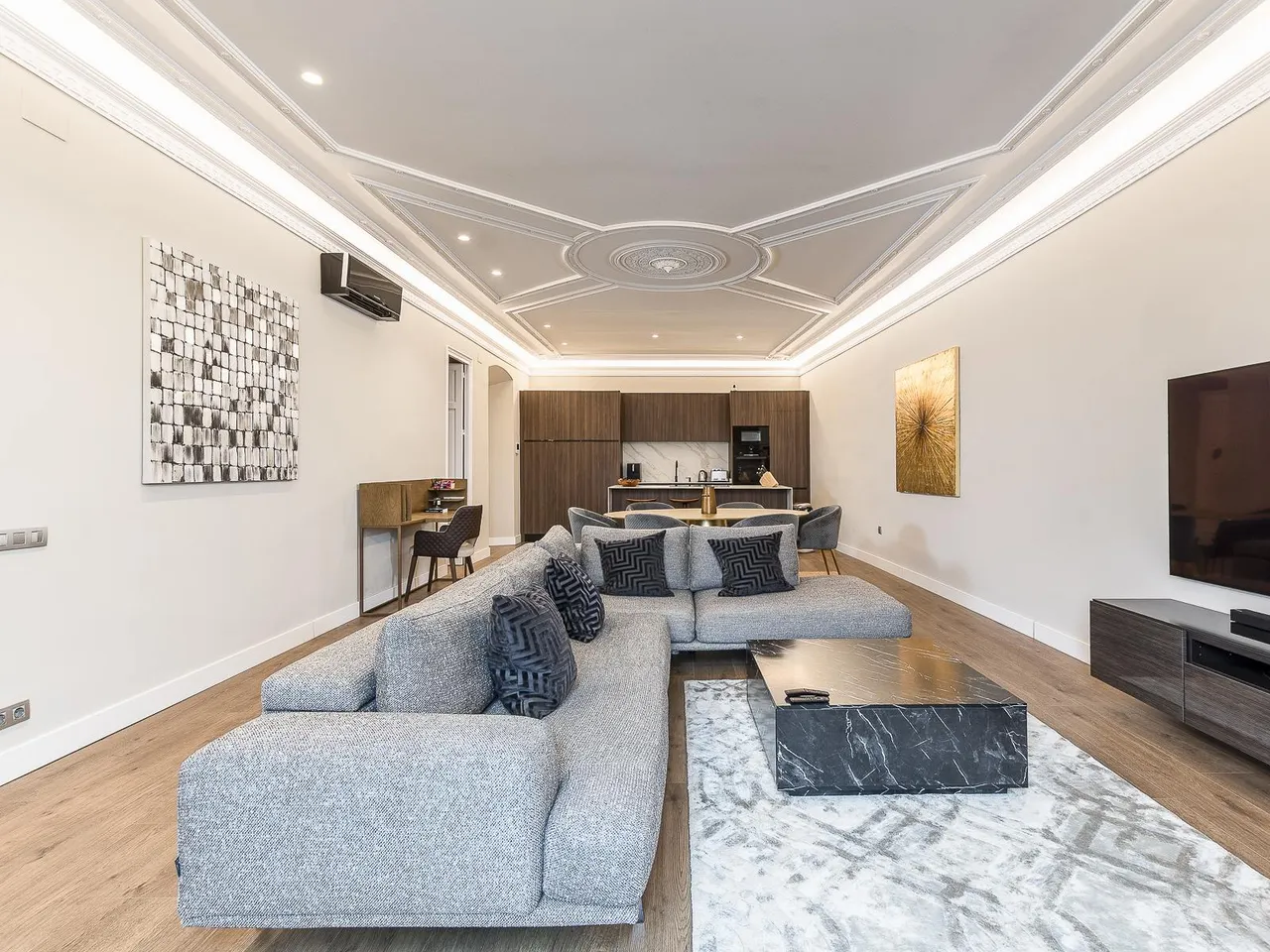 living - Piso de 113m² en venta en Gótico, Barcelona - gallery - 8