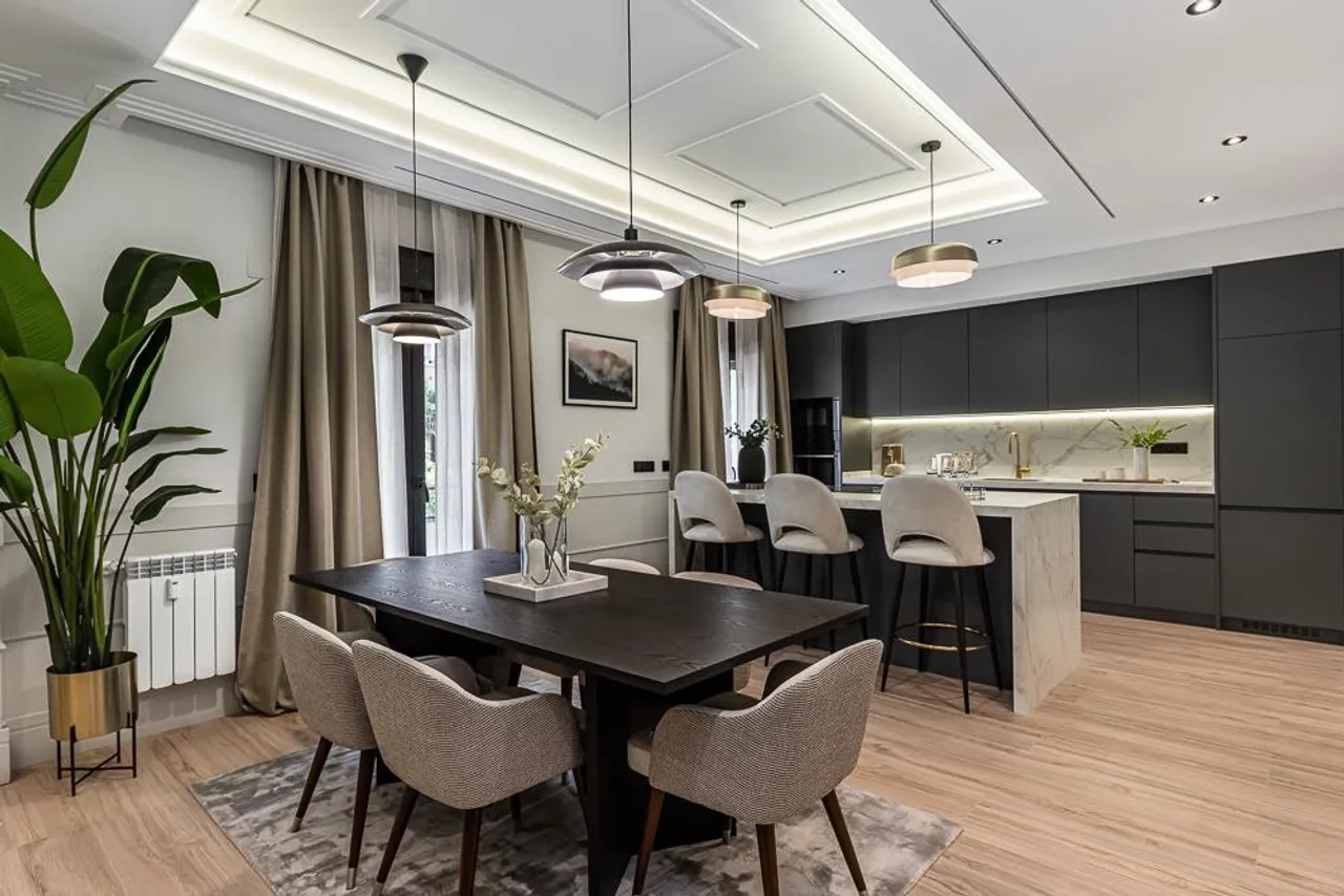 living - 160m² apartment for sale in Lista, Madrid - gallery - 4
