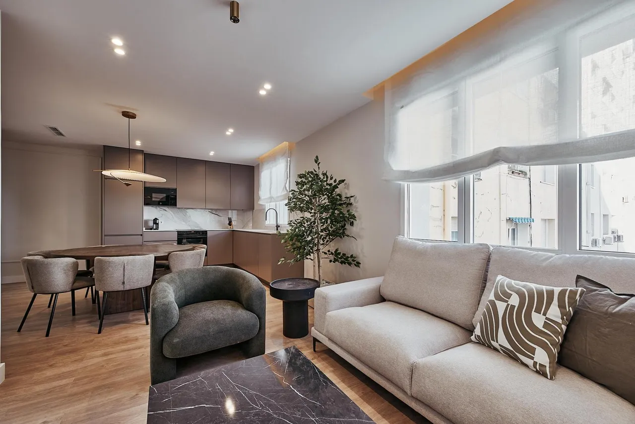 living - Piso de 121m² en venta en Retiro, Madrid - gallery - 3