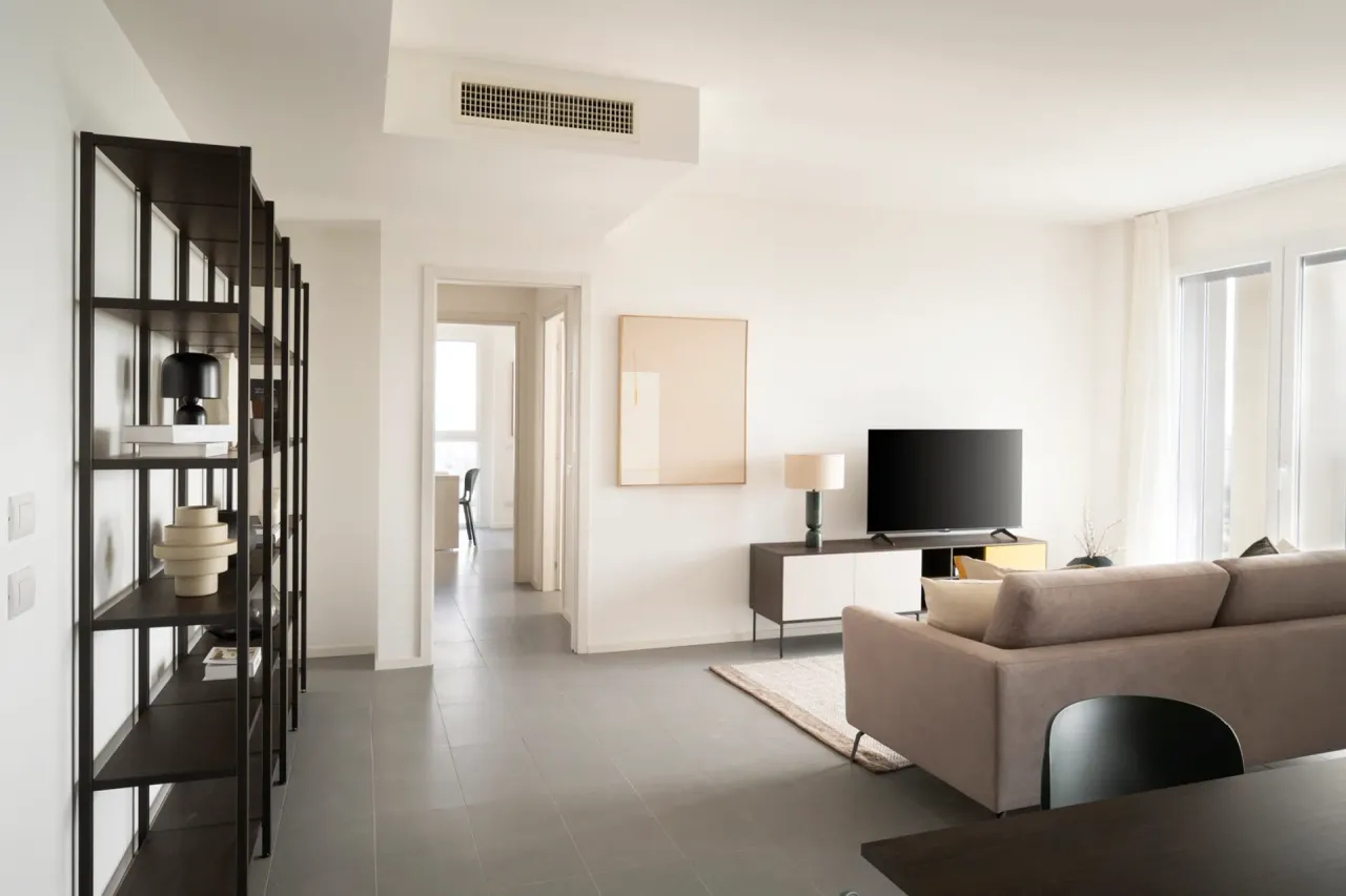 Quadrilocale P_00_01 di 107 m2 - Edificio C1 - LivinUp  | Milano - Floor Plan - 1