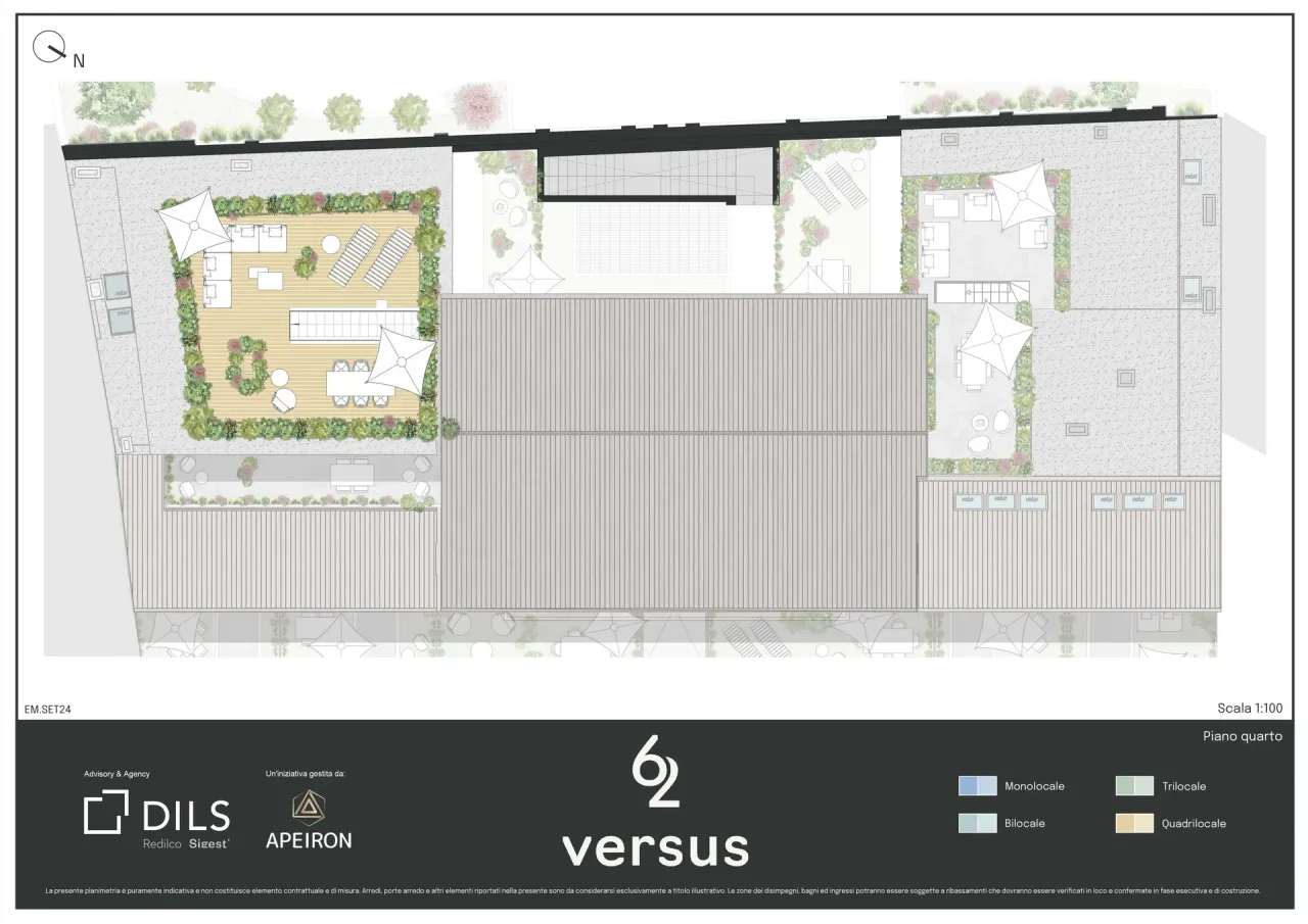 living - Versus Milano - Living - Dils - Plan d'étage - 4