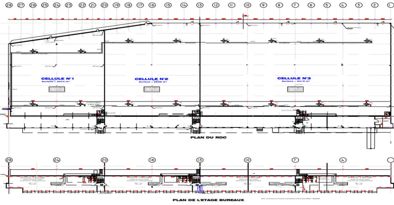 logistics - Warehouse / Offices For Rent - Floor Plan - 1