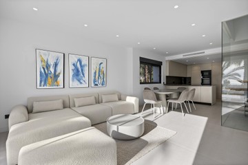 living - Contemporary villas and penthouses in El Paraíso, Estepona - featured