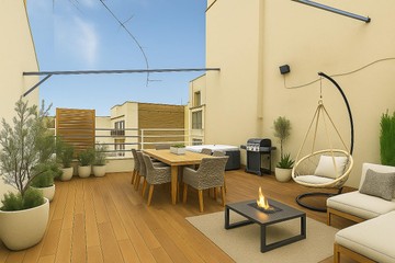 living - Piso de 174m² con 36m² terraza en venta en El Born - featured