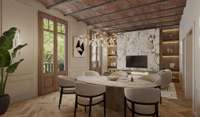 living - Piso de 109m² en venta en Eixample Izquierdo, Barcelona - gallery thumbnail - 1