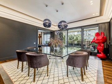 living - Piso de 563m² con 80m² terraza en venta en Turó Park - featured