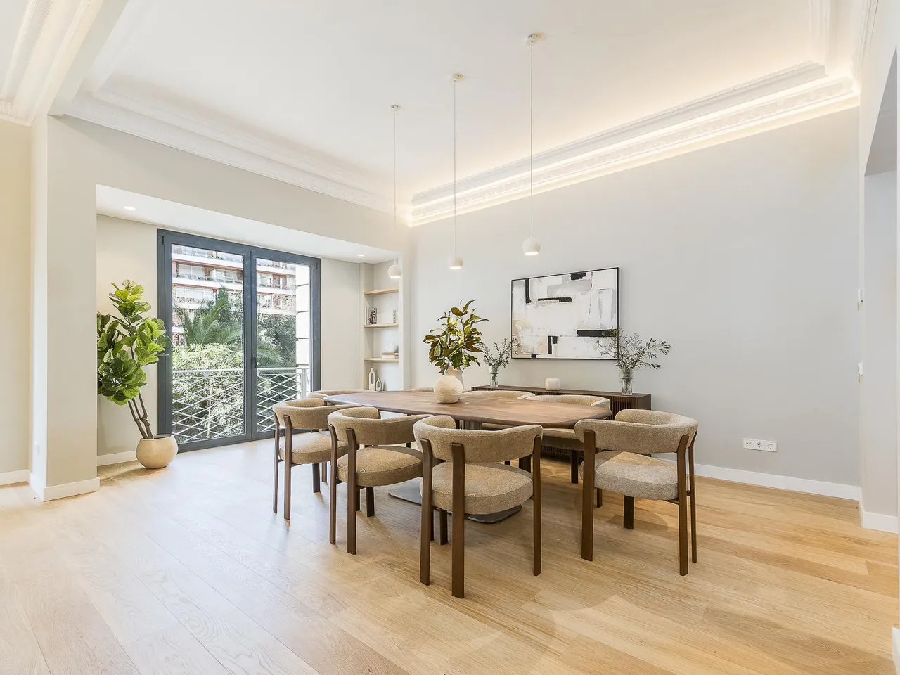 living - Piso de 223m² en venta en Sant Gervasi - Galvany, Barcelona - gallery - 7