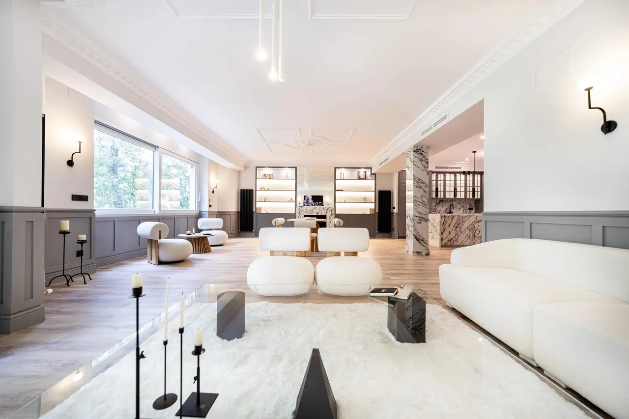living - 265m² apartment for sale in Goya, Madrid - gallery - 9