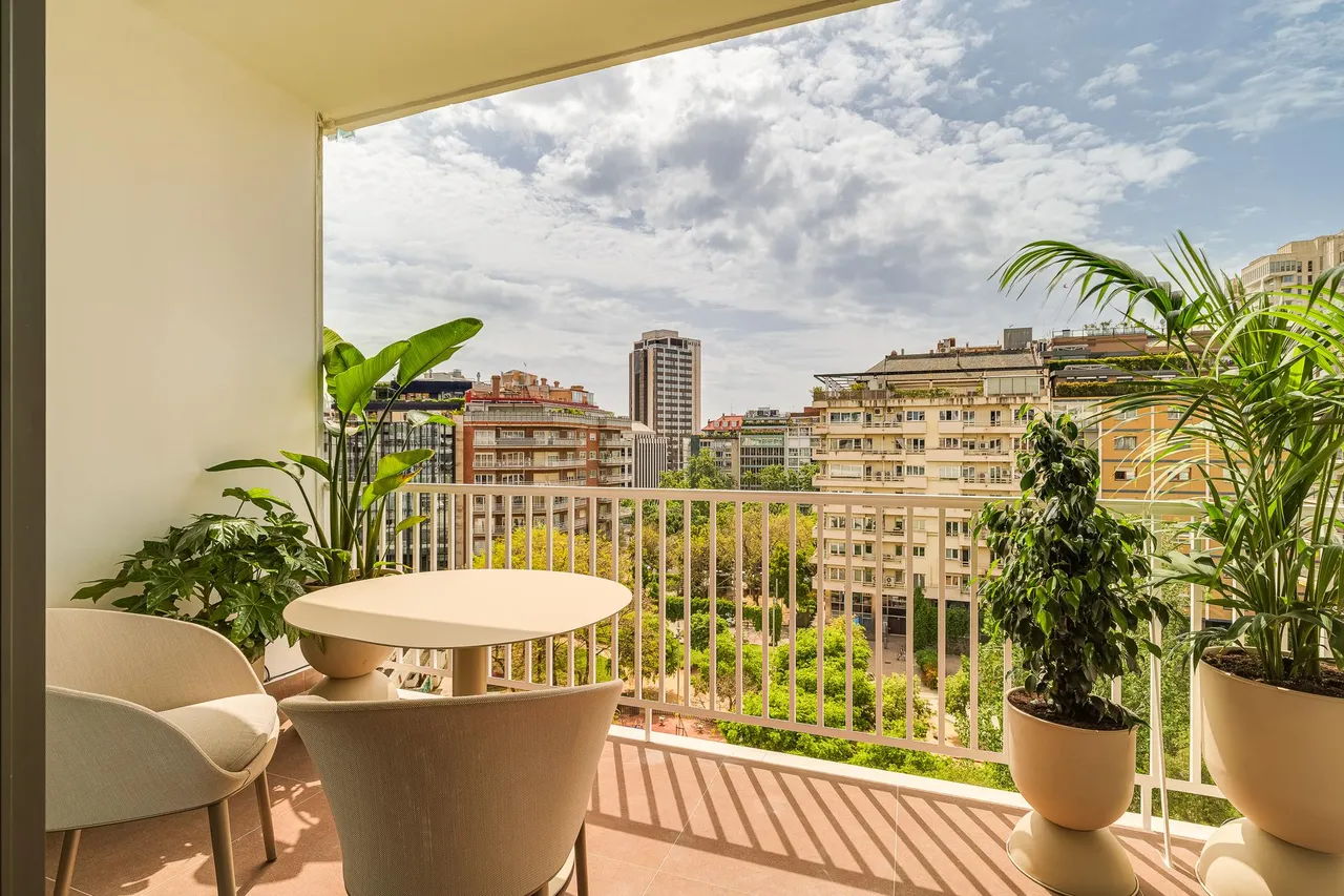 living - 211m² apartment with 17m² terrace for sale in Turó Park - gallery - 5