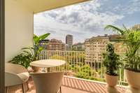 living - Piso de 211m² con 17m² terraza en venta en Turó Park - gallery thumbnail - 5