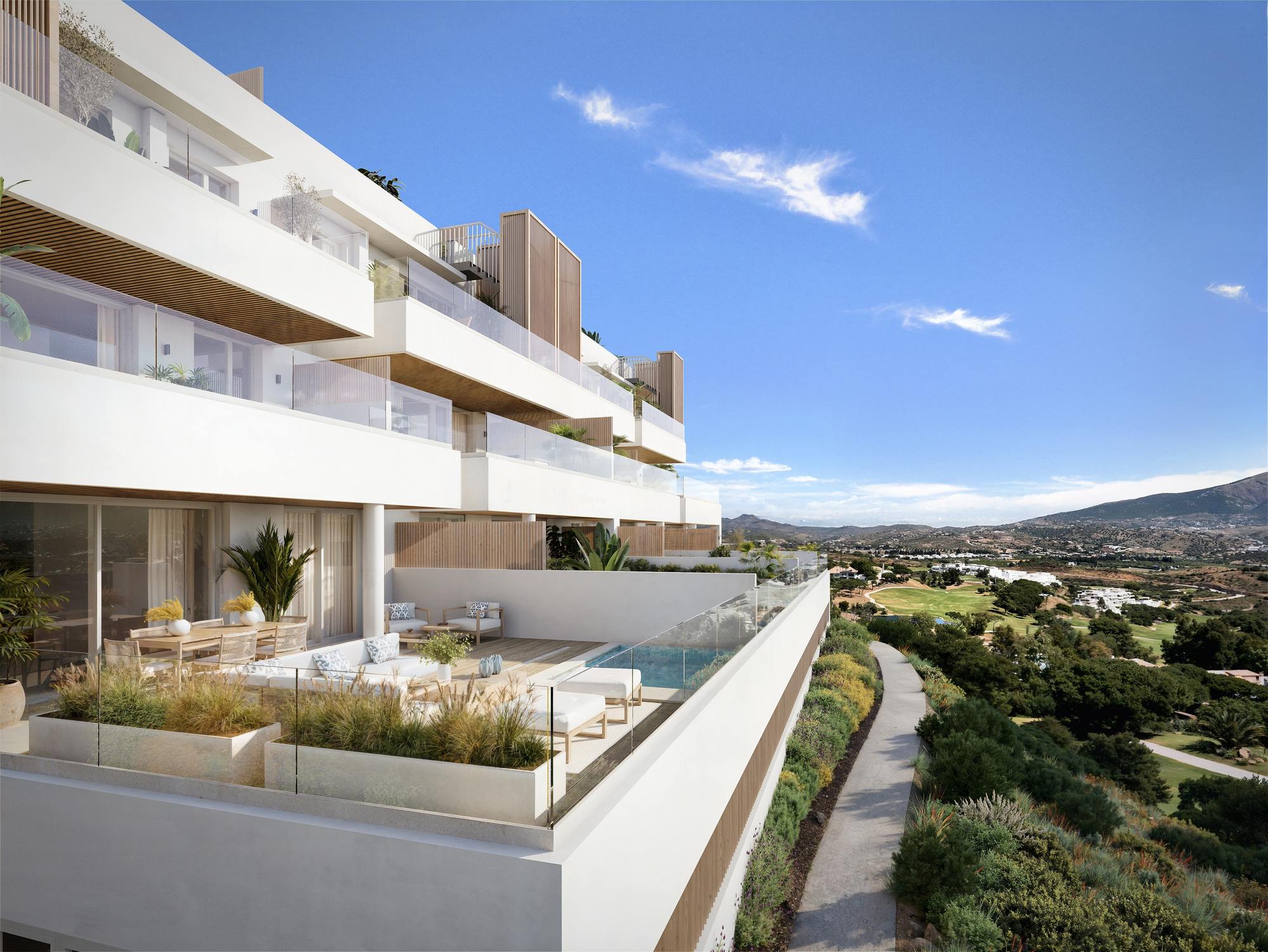 living - SunriseGolfResidences Pisos, Mijas, Costa del Sol - gallery thumbnail - 3