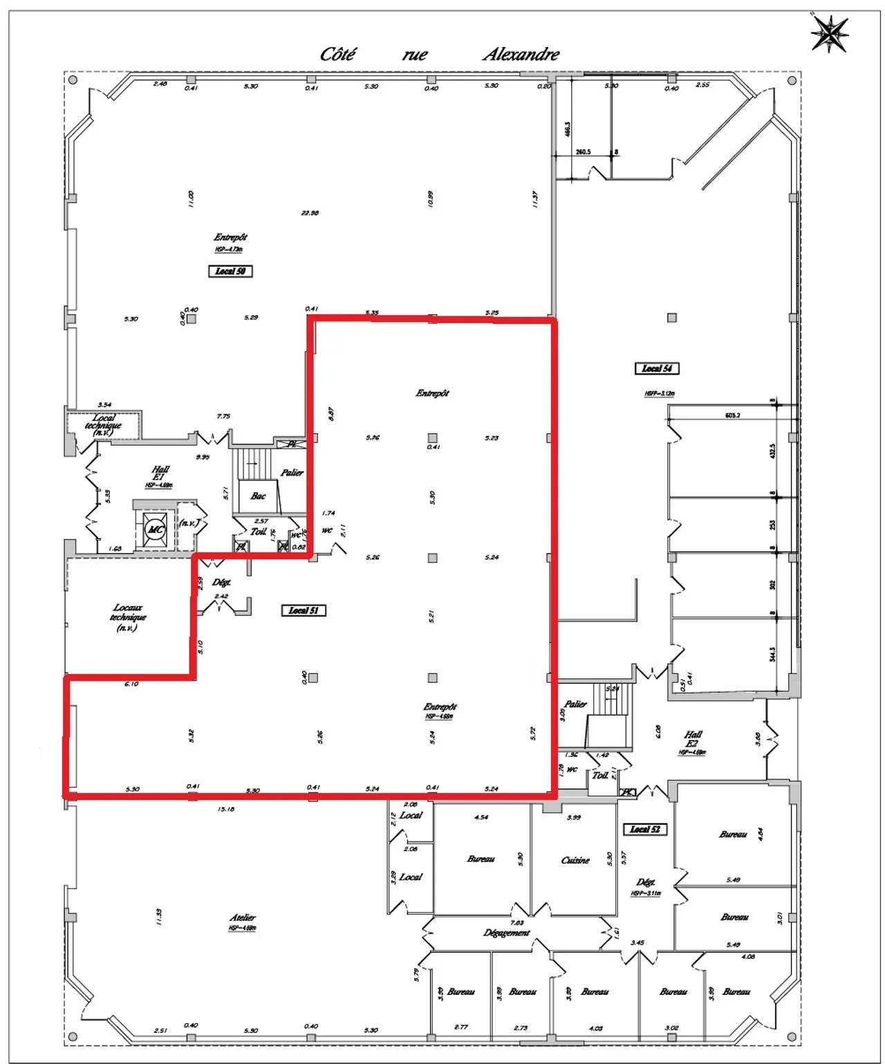 logistics - Light Industrial Premises / Offices For Rent - Floor Plan - 1