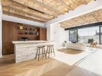 living - 186m² penthouse with 27m² terrace for sale in Eixample Right - gallery thumbnail - 2