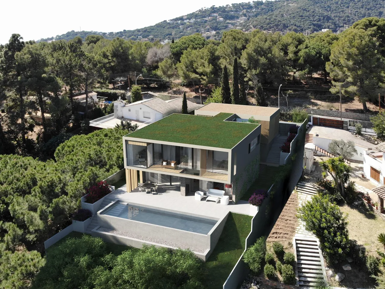 living - 364m² house / villa for sale in Premià de Dalt, Barcelona - gallery - 3