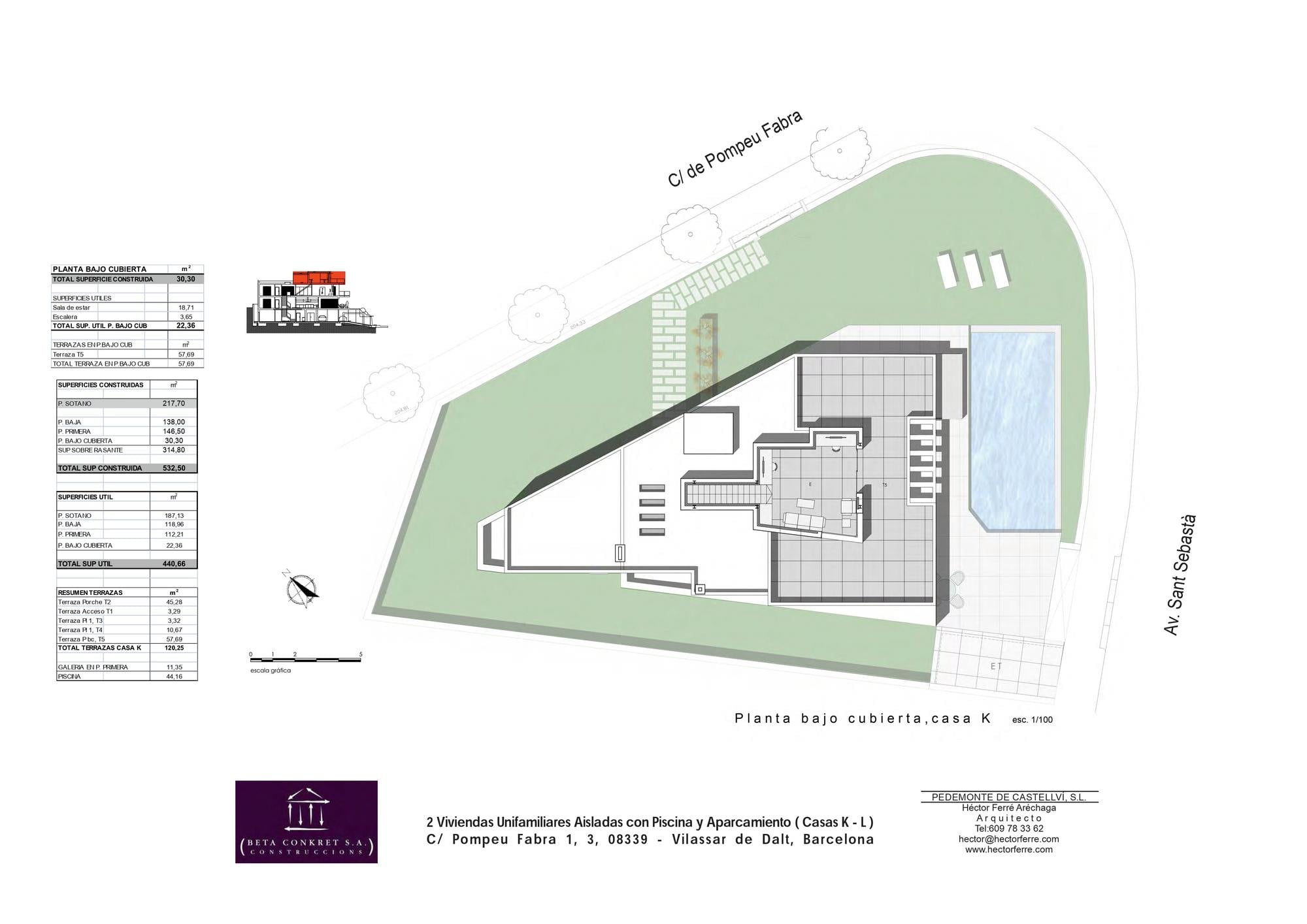living - 532m² house / villa for sale in Vilassar de Dalt, Barcelona - Floor Plan - 4