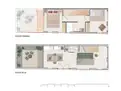 living - 91m² apartment with 52m² terrace for sale in Playa Malvarrosa/Cabanyal - Floor Plan thumbnail - 1