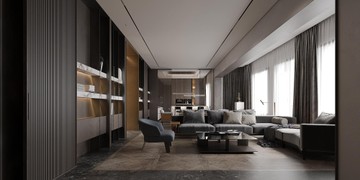 living - Piso de 390m² en venta en Turó Park, Barcelona - featured