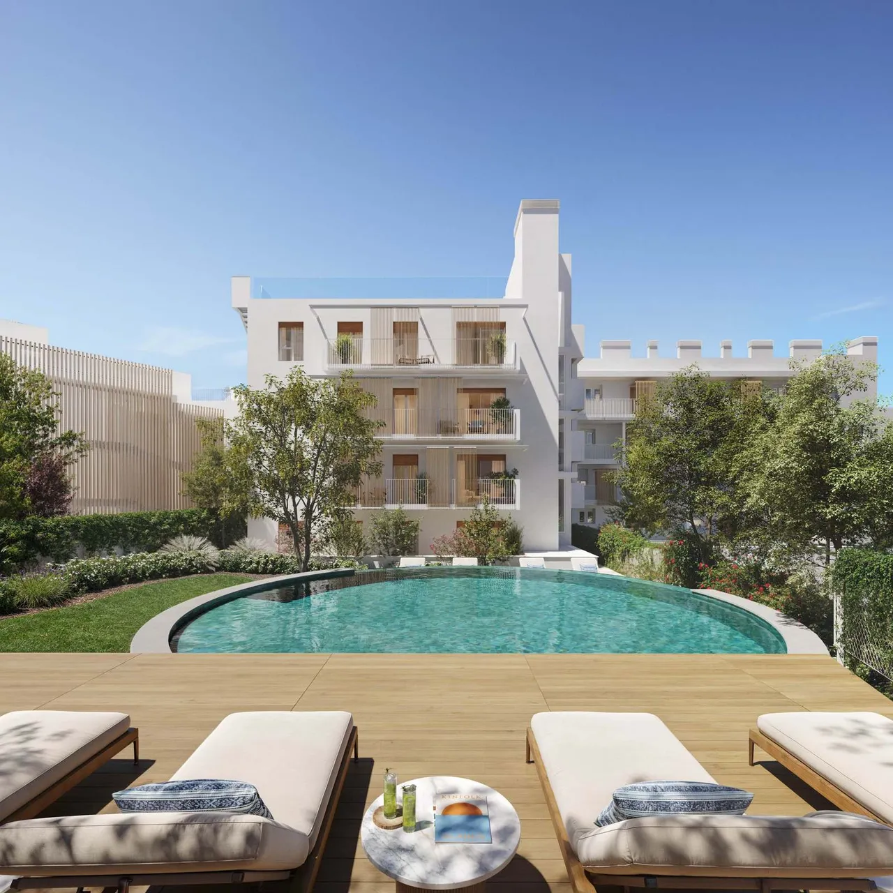 living - Santa Eulalia Apartments - gallery - 2
