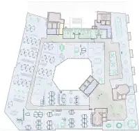 office - Santa Margherita 3 - Kantoor - Dils - Verdiepingsplan thumbnail - 1