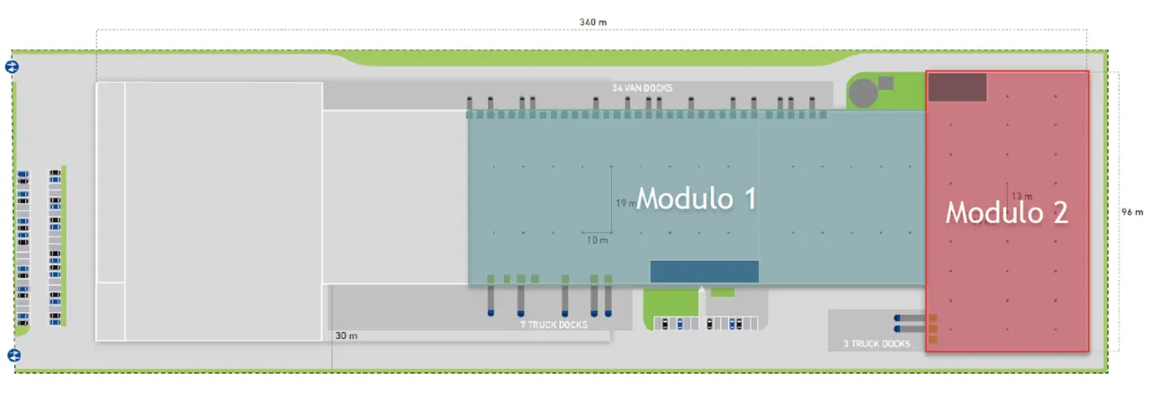 logistics - East Milan - Logistics - Dils - Floor Plan - 1