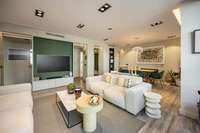 living - Piso de 263m² con 13m² terraza en venta en Sant Gervasi - Galvany - gallery thumbnail - 1