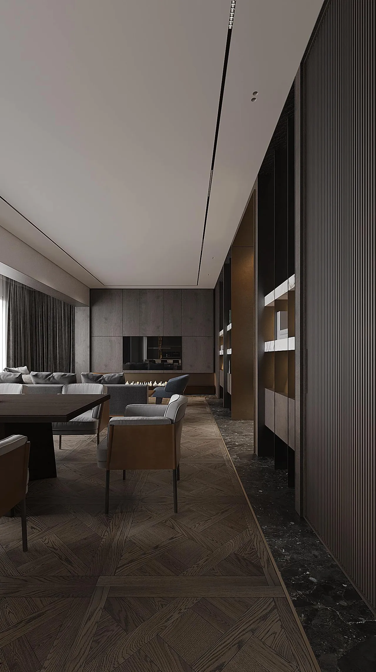 living - Piso de 390m² en venta en Turó Park, Barcelona - gallery - 7