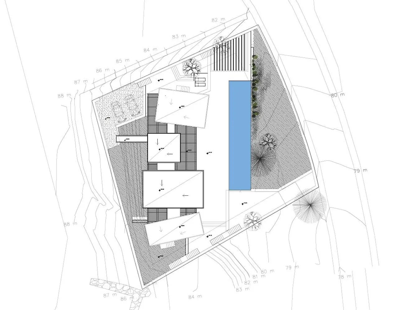 living - 475m² house / villa for sale in San José, Balearic Islands - Floor Plan - 1