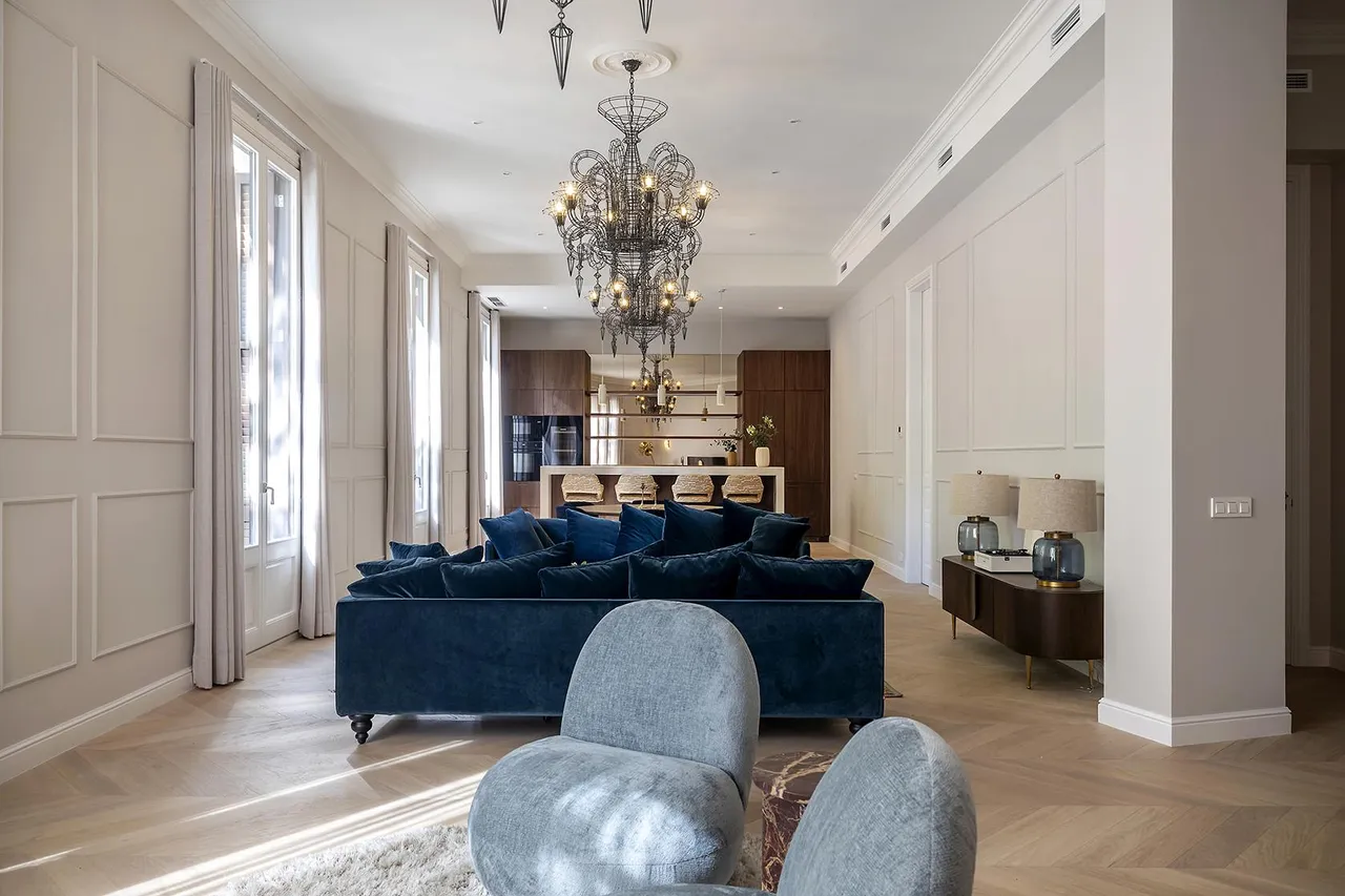 living - 238m² apartment with 19m² terrace for sale in Eixample Right - gallery - 2
