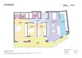 living - 109m² apartment with 27m² terrace for sale in Gótico - Floor Plan thumbnail - 1