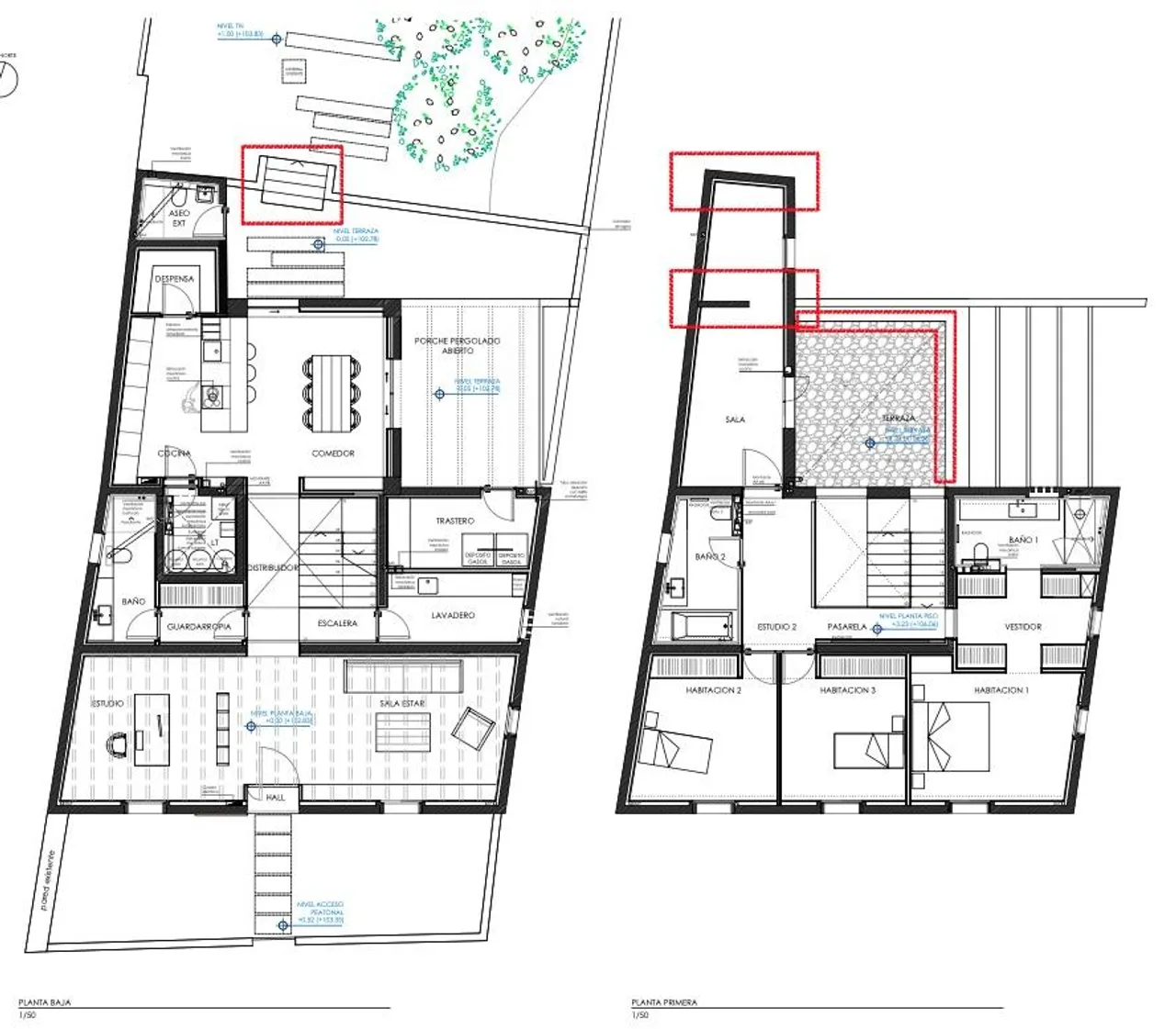 living - 322m² house / villa with 235m² garden for sale in Calvià - Floor Plan - 1