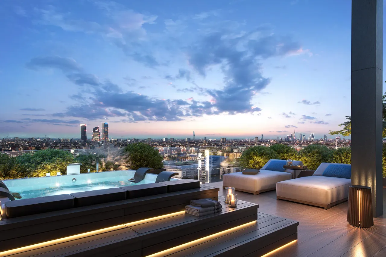 living - Navigli Towers - gallery - 4