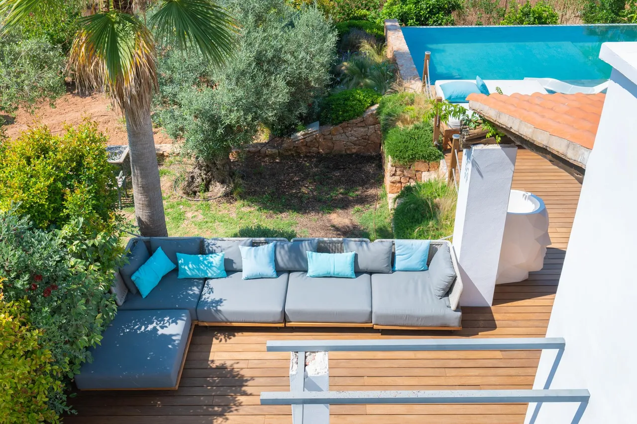 living - 450m² house / villa for rent in San José, Balearic Islands - gallery - 6