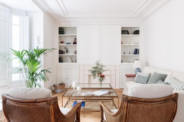 living - 227m² apartment for sale in Almagro, Madrid - featured