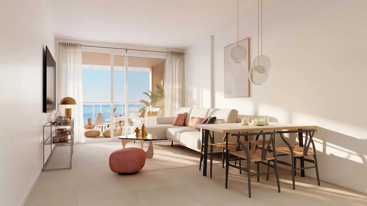 living - New-build apartment for sale with sea views in La Alcaidesa - gallery - 6
