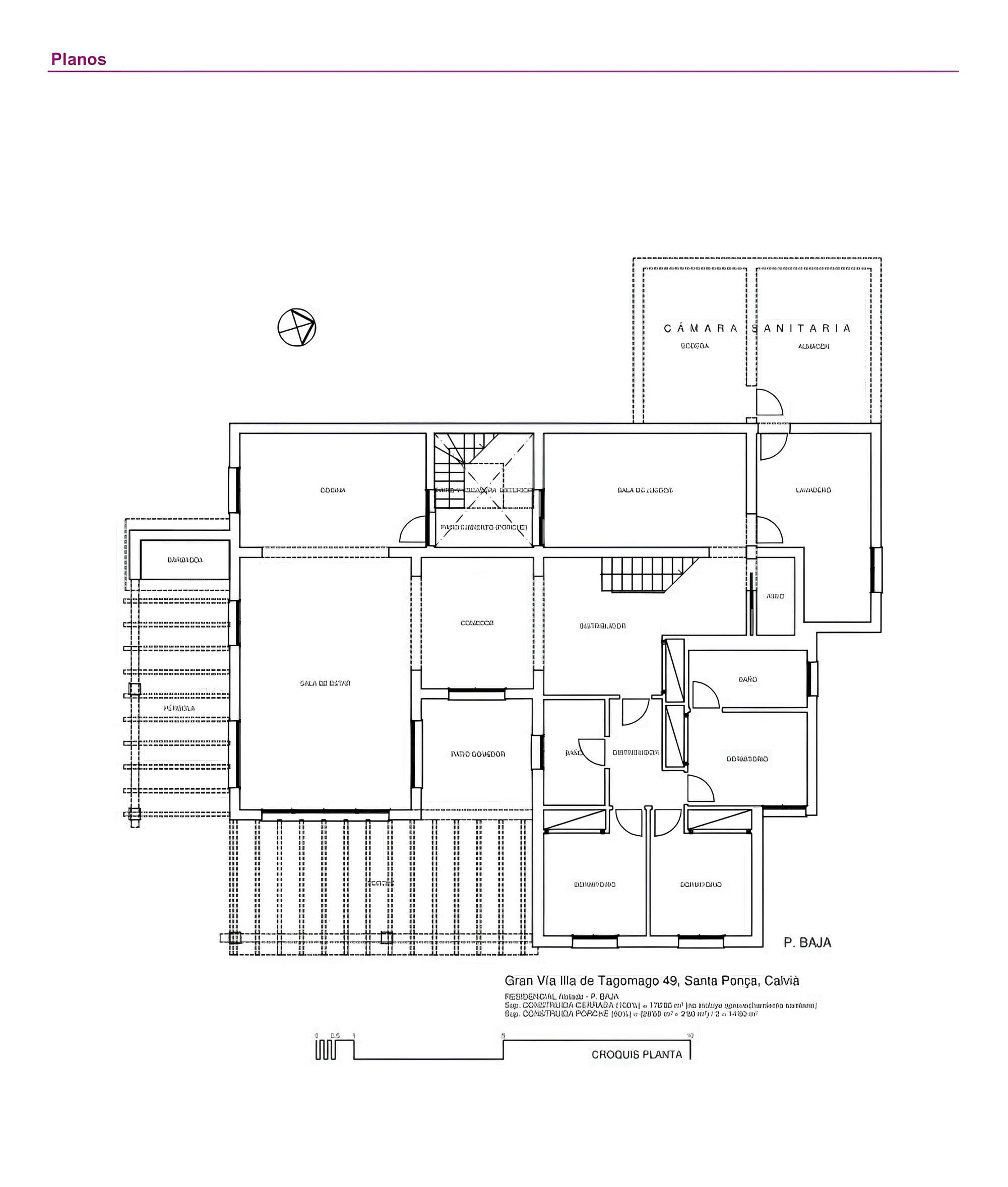 living - Casa / villa de 375m² en venta en Santa Ponsa - Plano del piso thumbnail - 1
